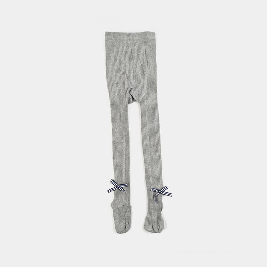 Girls Cotton Tights W/Socks