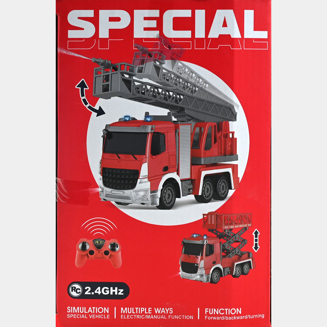 Remote-Controlled Fire Truck Toy For Kids