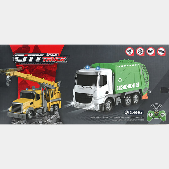 Remote-Controlled Fire Truck Toy For Kids