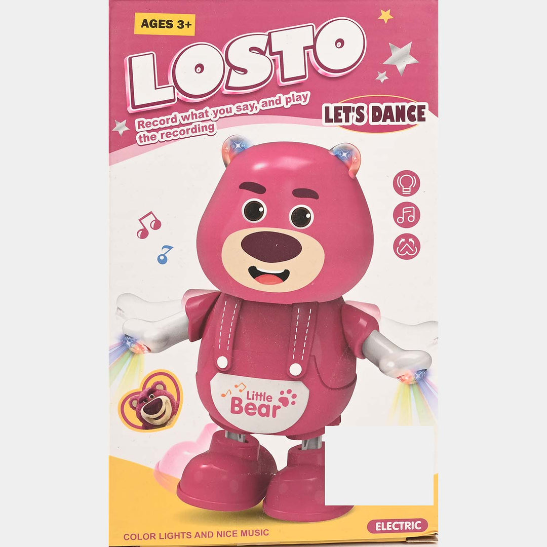 Electric Bear With Light & Music For Kids