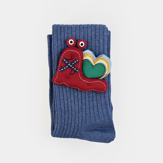 Girls Cotton Tights W/Socks