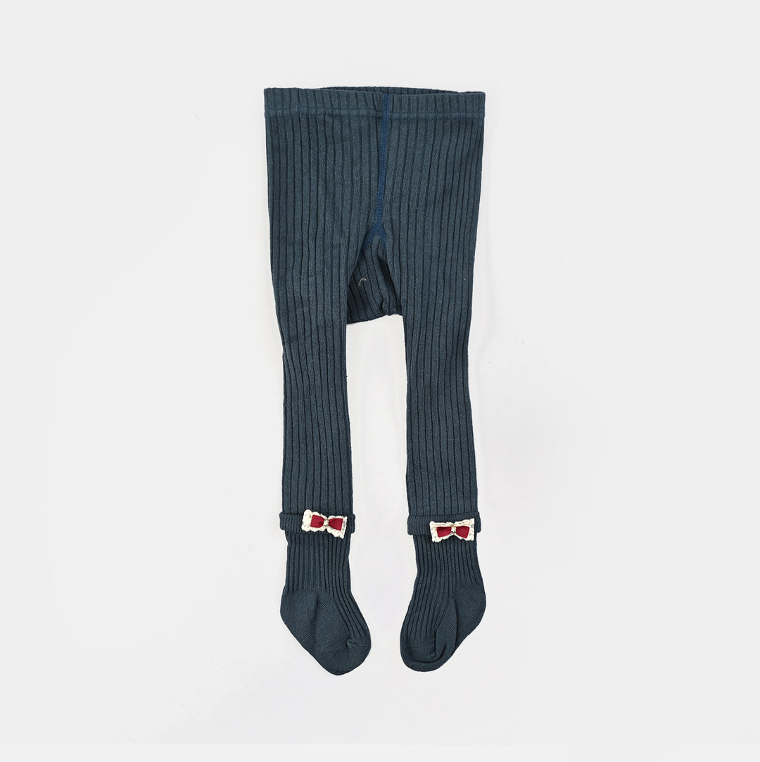 Girls Cotton Tights W/Socks