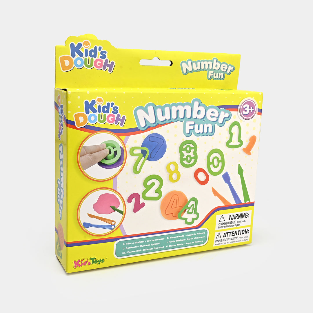 Numbers Dough Play Set For Kids