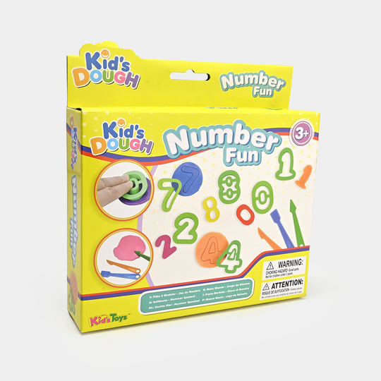 Numbers Dough Play Set For Kids