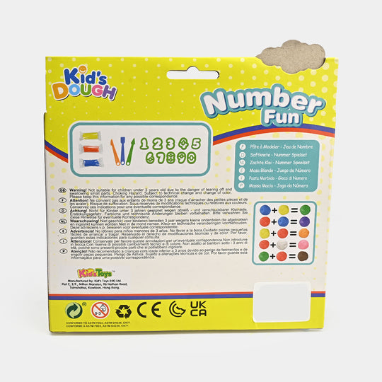 Numbers Dough Play Set For Kids