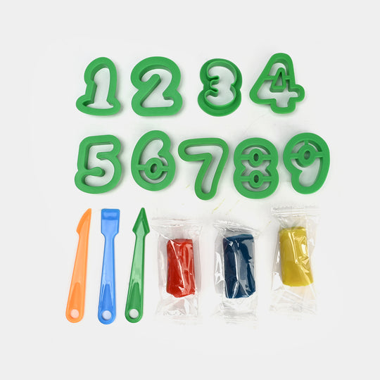 Numbers Dough Play Set For Kids