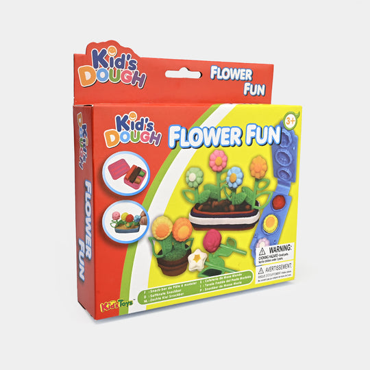 Flower Fun Dough Play Set For Kids