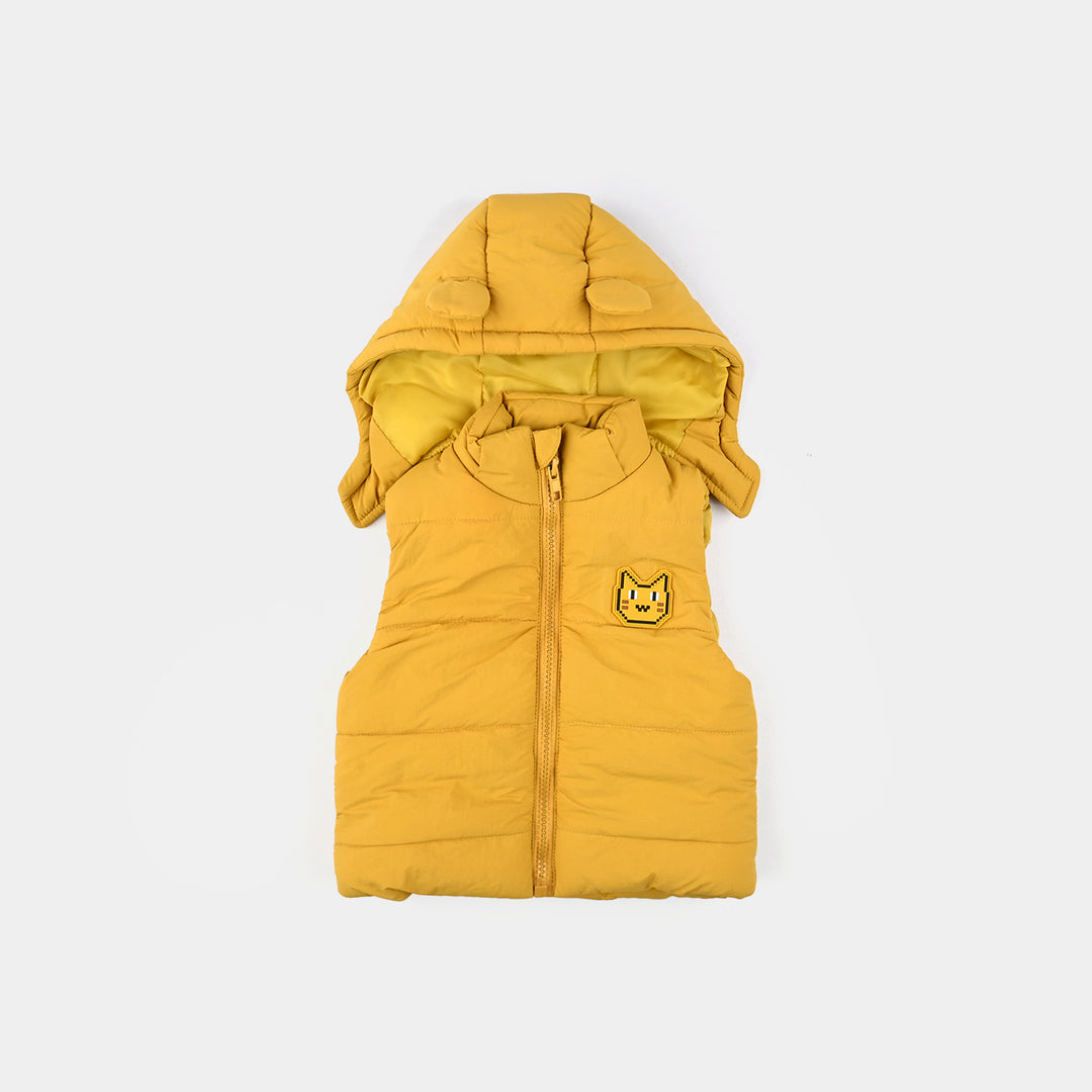 Infant Boys Hooded Jacket S/L Cub Cozy-Yellow