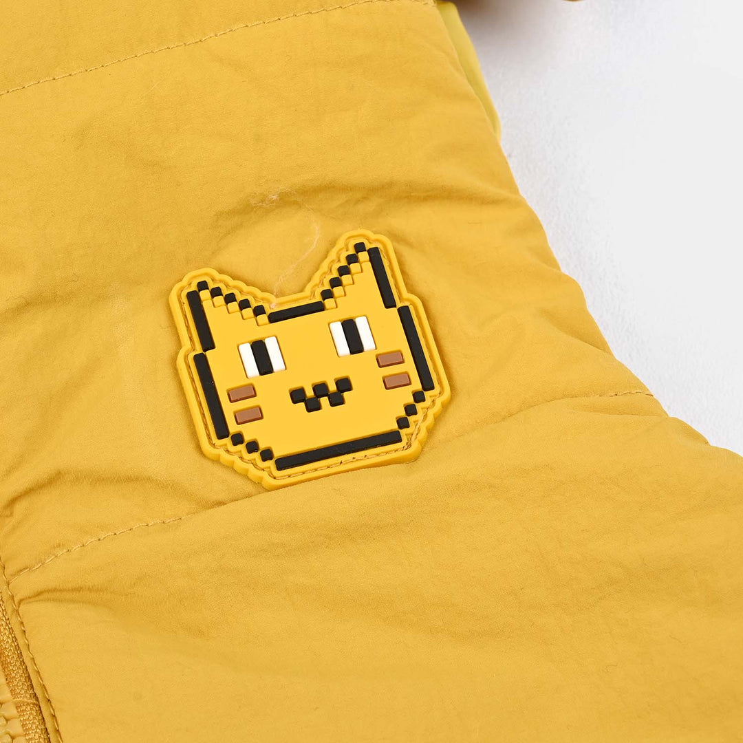 Infant Boys Hooded Jacket S/L Cub Cozy-Yellow