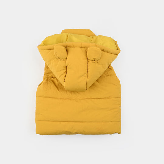 Infant Boys Hooded Jacket S/L Cub Cozy-Yellow