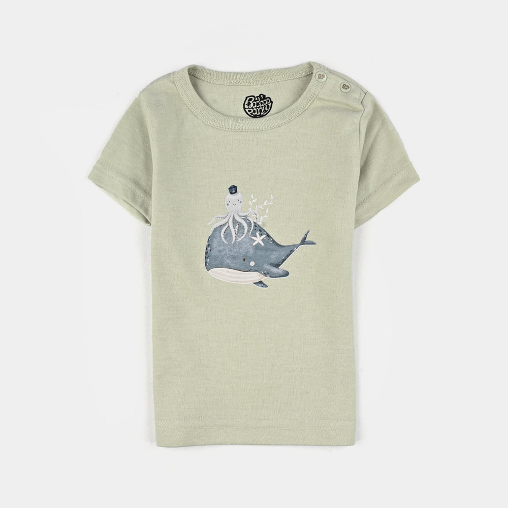 Pack Of 3 Infant Unisex Cotton Short Sleeves T-Shirt Set