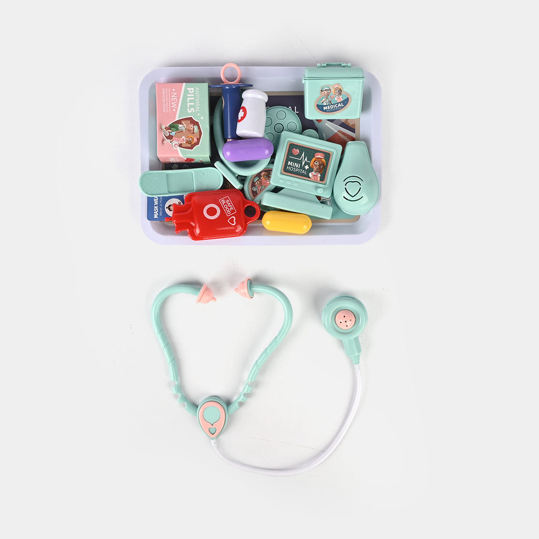 Mini Hospital Medical Clinic Pretend Play Set
