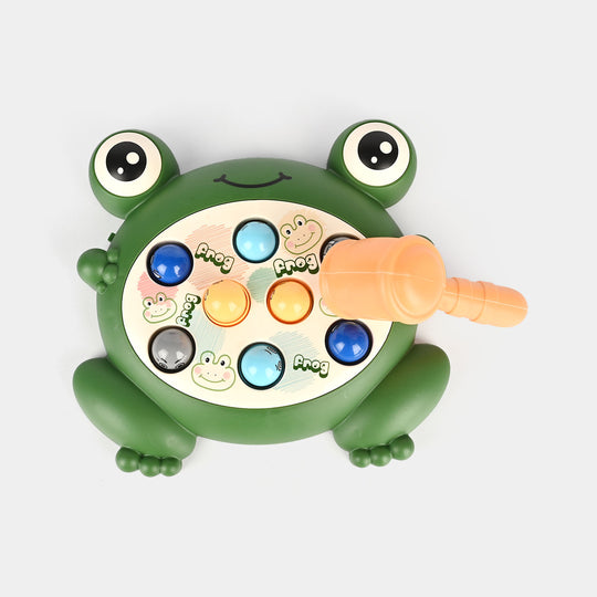 Electric Frog Whack-A-Mole Interactive Game for Kids