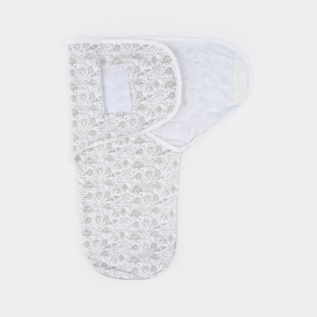 Baby Swaddle with Cap & Mittens Set