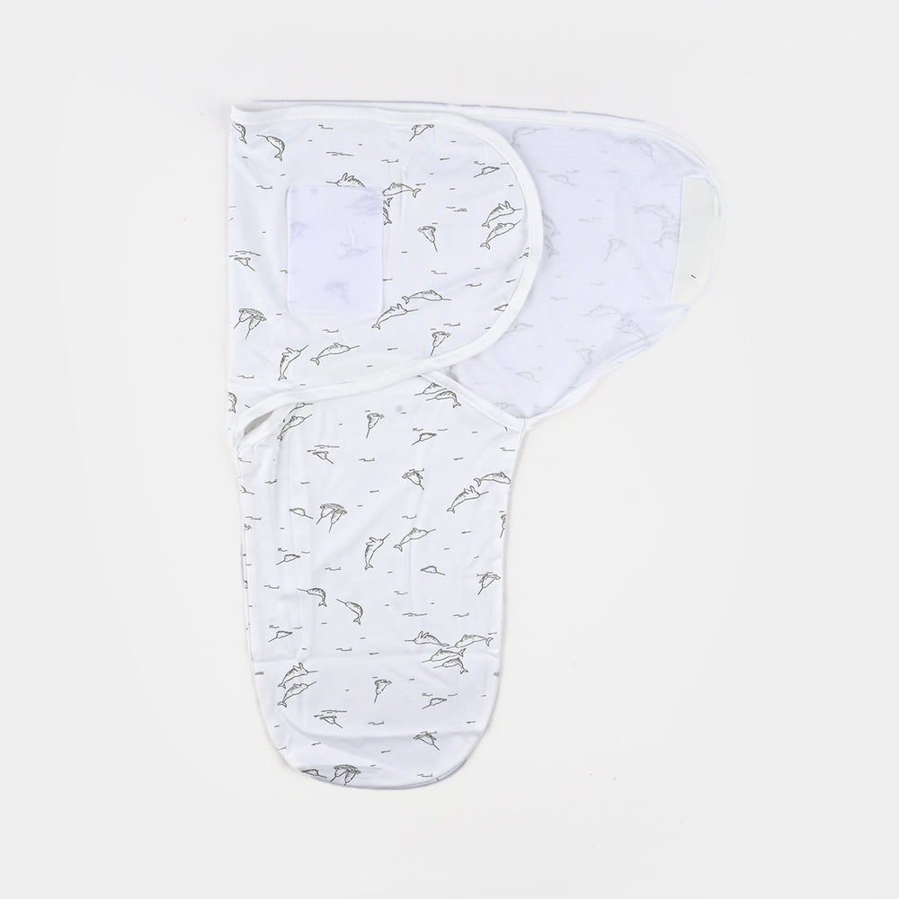 Baby Swaddle with Cap & Mittens Set