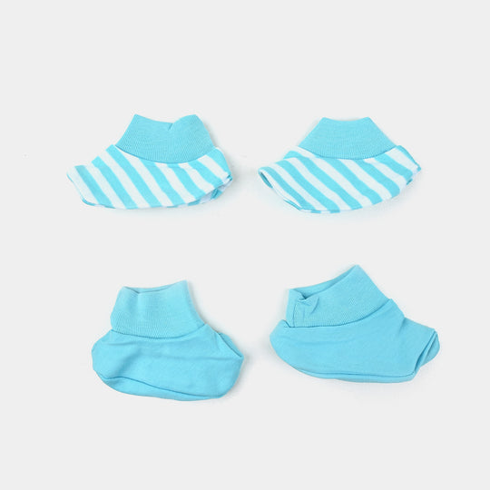 Infant Boys Cotton Interlock Socks - Blue