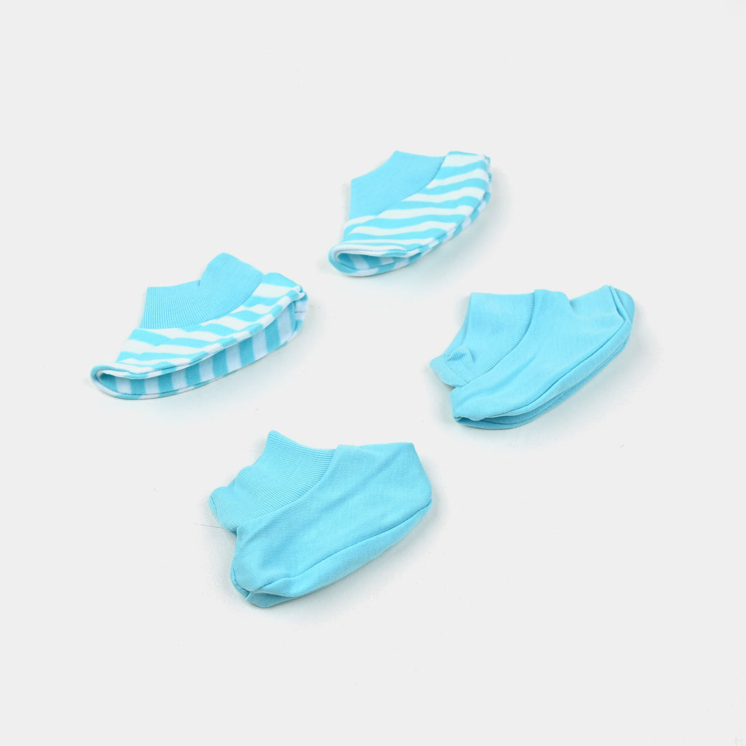 Infant Boys Cotton Interlock Socks - Blue