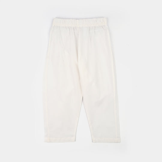 Boys Poly Viscose 2Piece Suit-Bright White