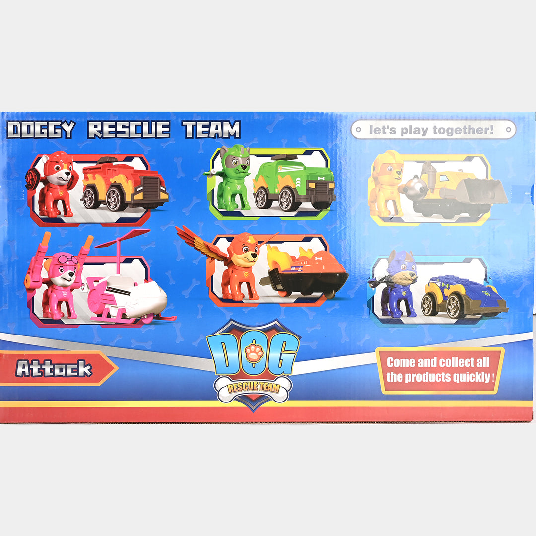 Rescue Team Toy Vehicles Set