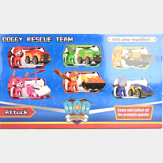 Rescue Team Toy Vehicles Set
