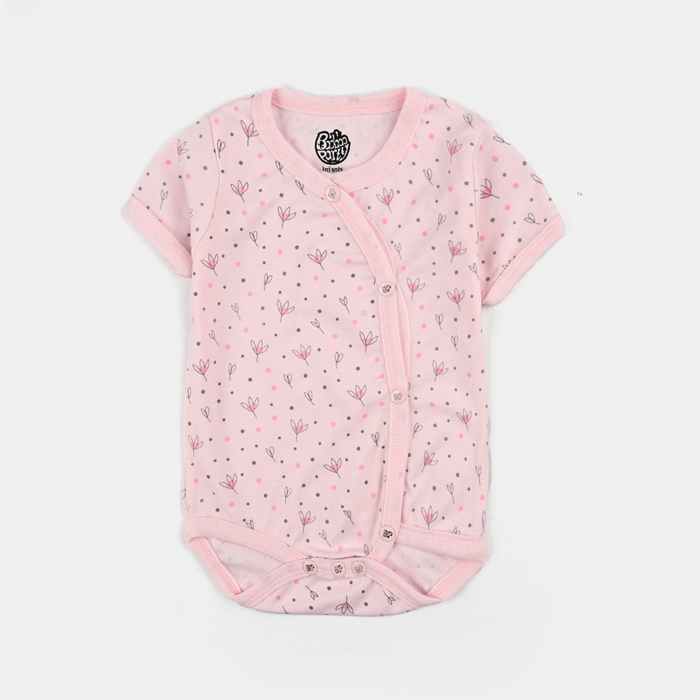 Pack Of 3 Infant Unisex Cotton Cut Design Romper Set