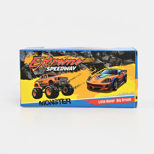 Extreme Speedway Monster Toy Car – Die-Cast Vehicle