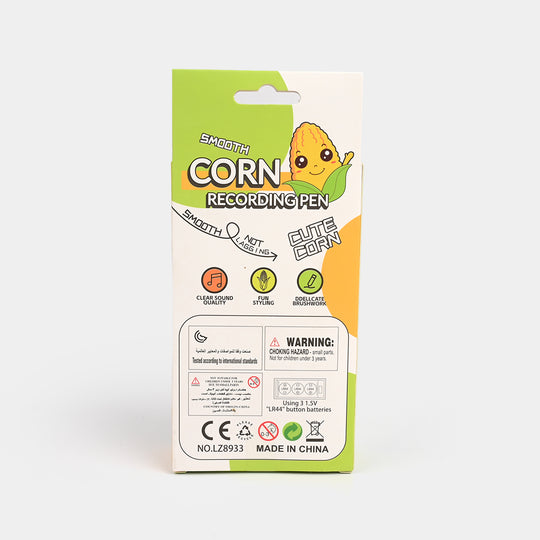 Cute Corn Recording Pen