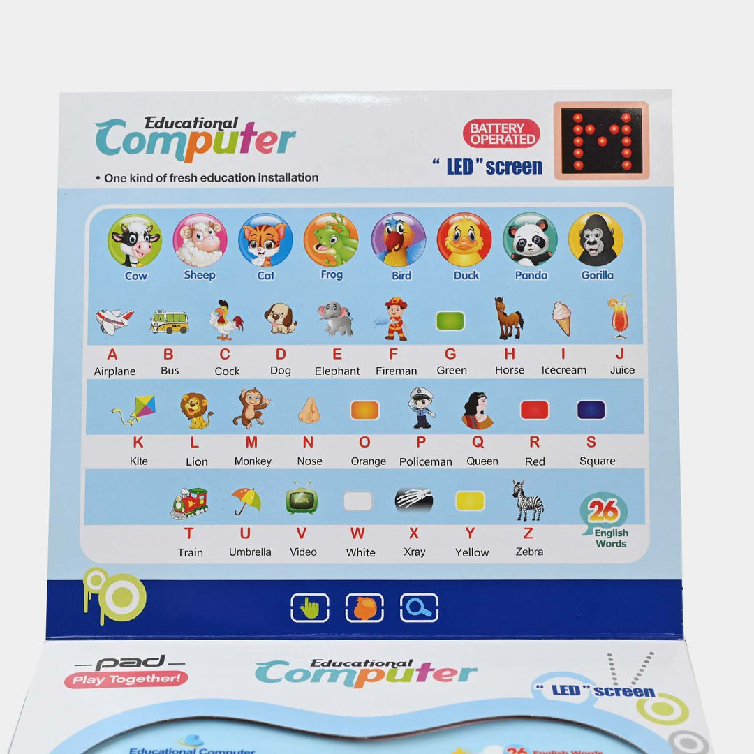 Kids Educational Learning Machine Toy With Led Lights