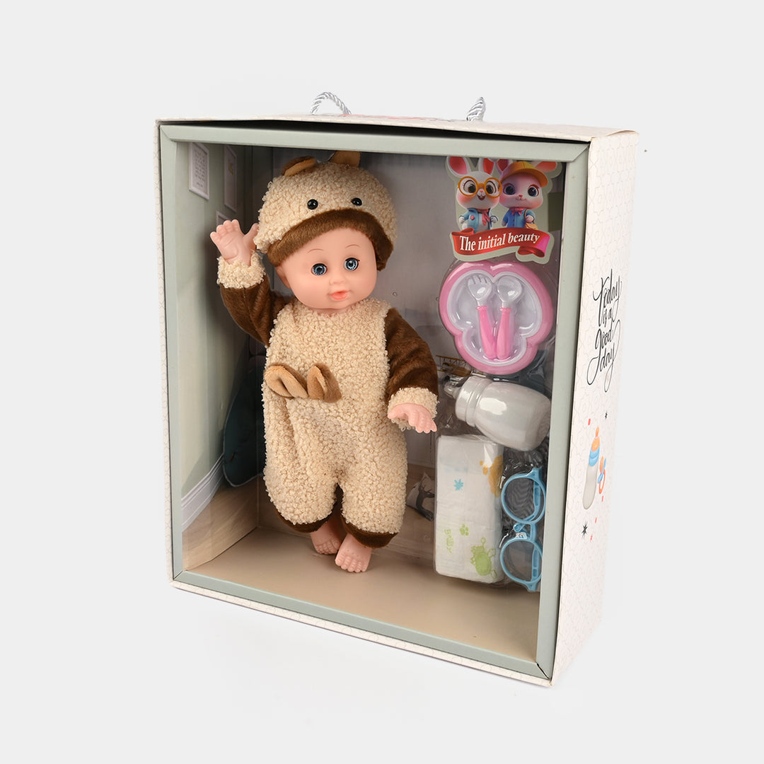 14 Inch Movable Eyes Musical Doll