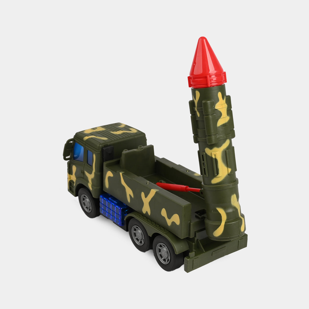 3D Electric Missile Military Vehicle