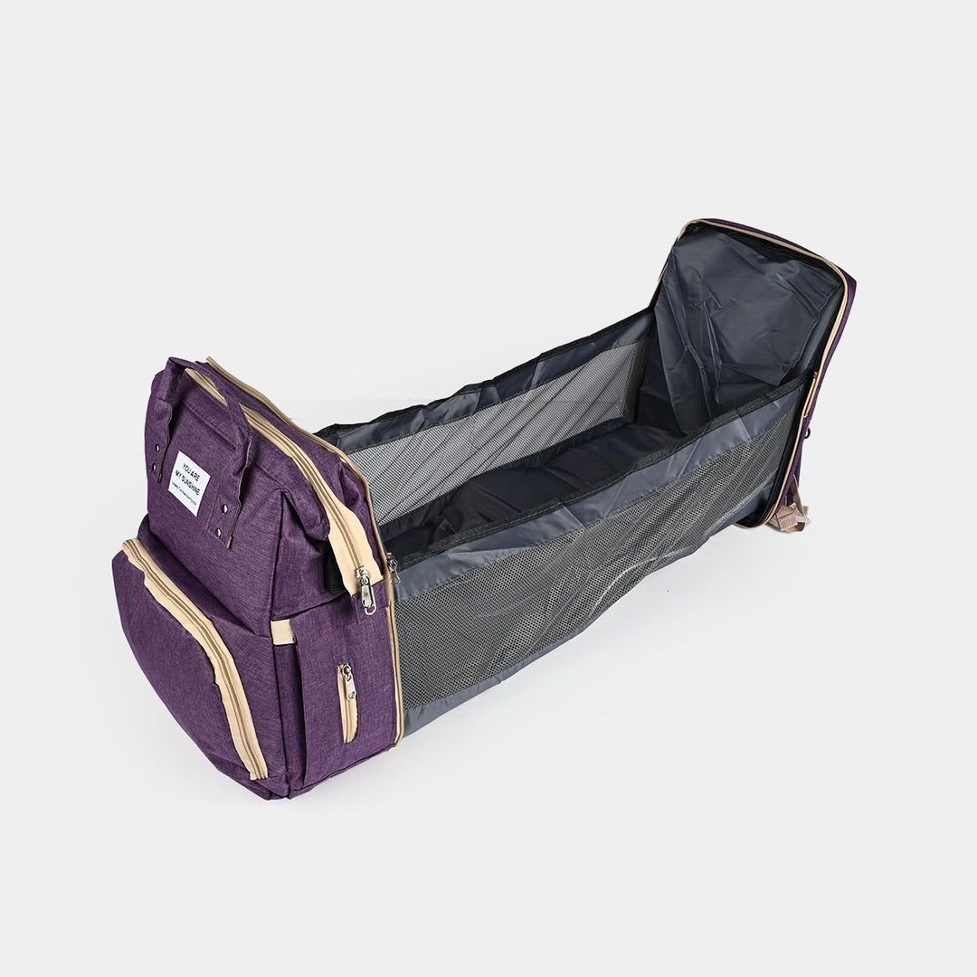 Portable Folding Baby Bed and Baby Bag Backpack