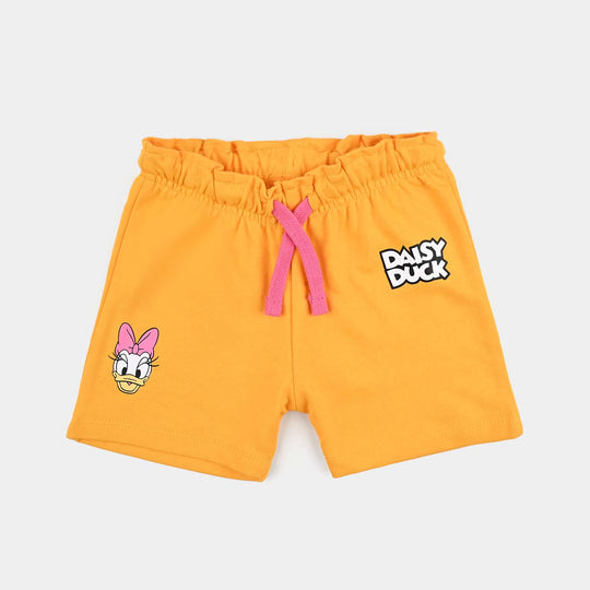 Infant Girls Jersey/Terry Short-Gold Fusion