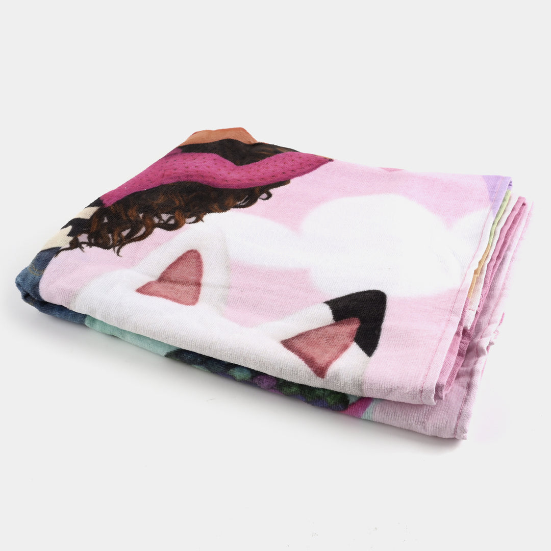Printed Bath Towel | Lets Dance