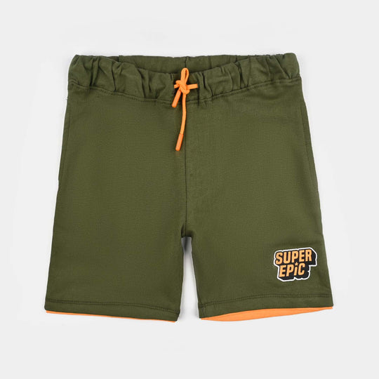 Boys Jersey/Terry Shorts (Super Epic) - Green