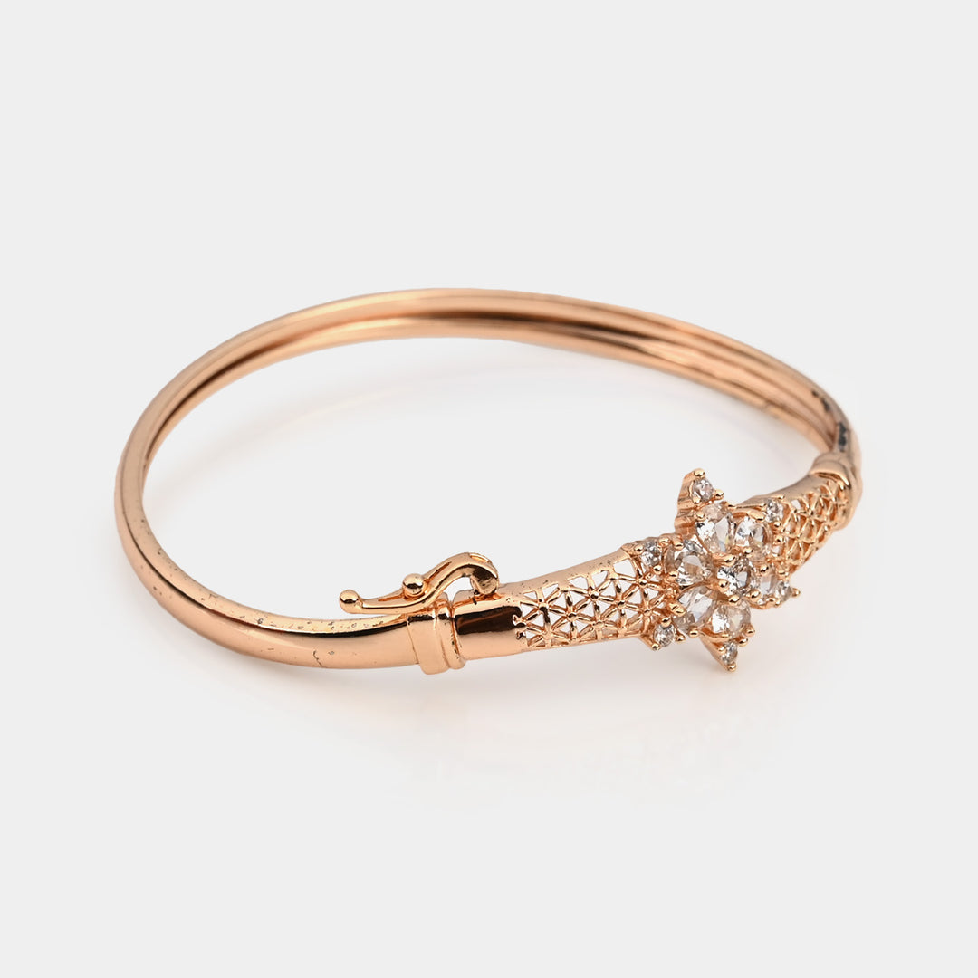 Elegant Girls Bangle with Easy Side Clip Lock