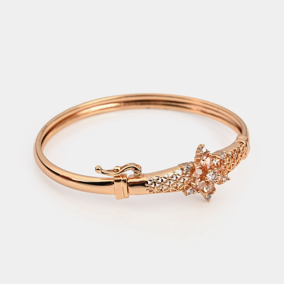Elegant Girls Bangle with Easy Side Clip Lock