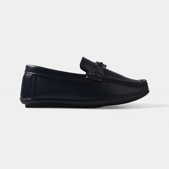 Boys Loafer SS-003-NAVY