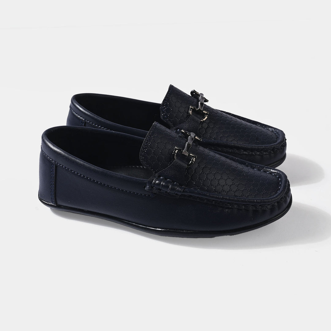 Boys Loafer SS-003-NAVY