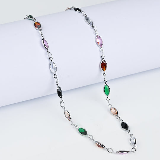 Elegant Multi Beaded Necklace for Girls