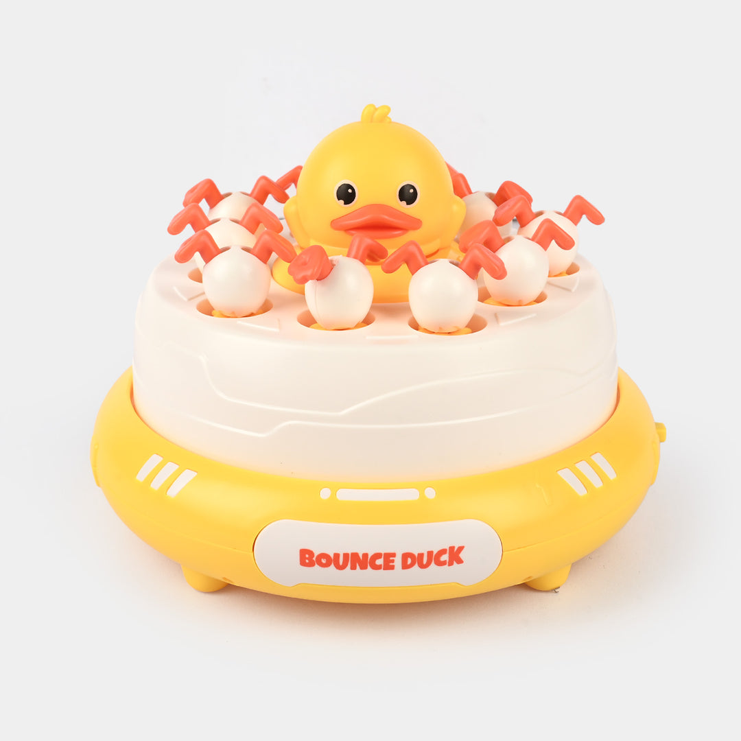 Bounce Duck Turntable Duckling Toy for Kids