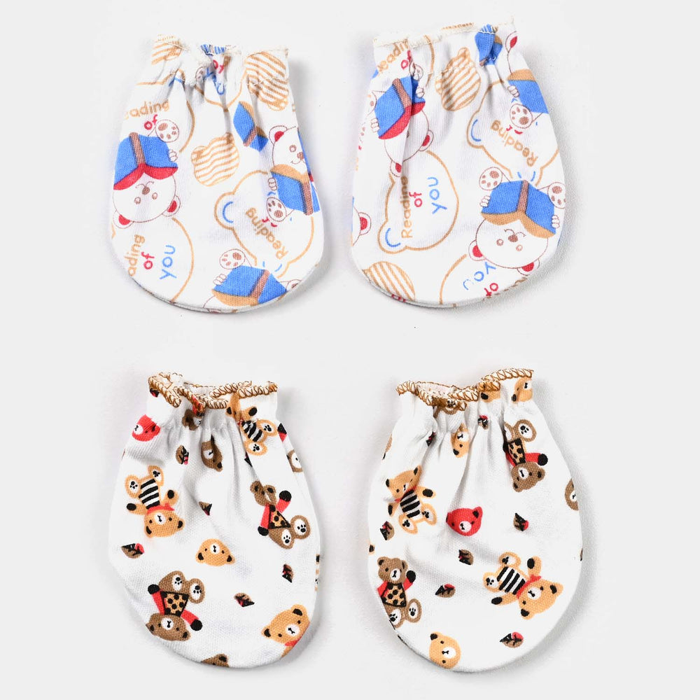 Baby Mittens Pack Of 2PCs | 9M+
