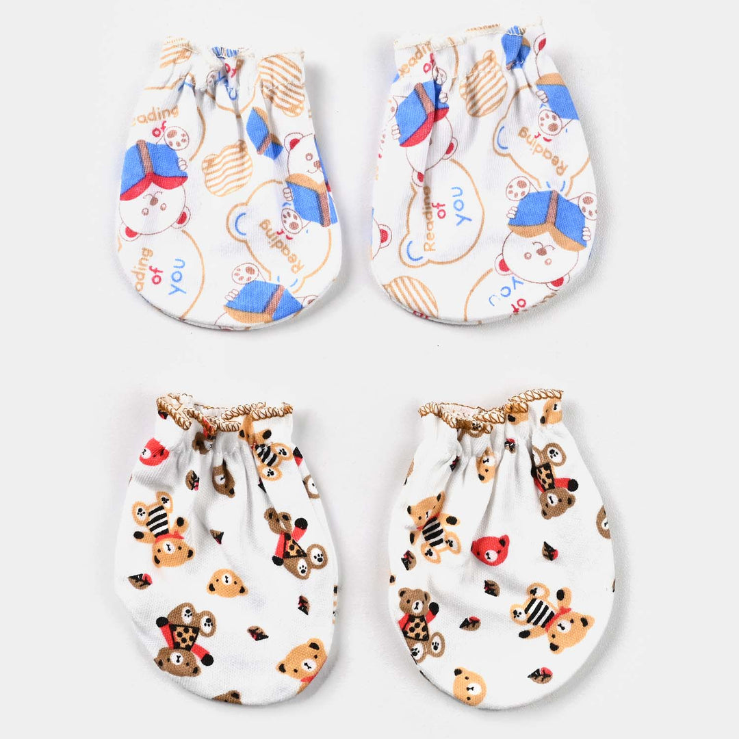 Baby Mittens Pack Of 2PCs | 9M+