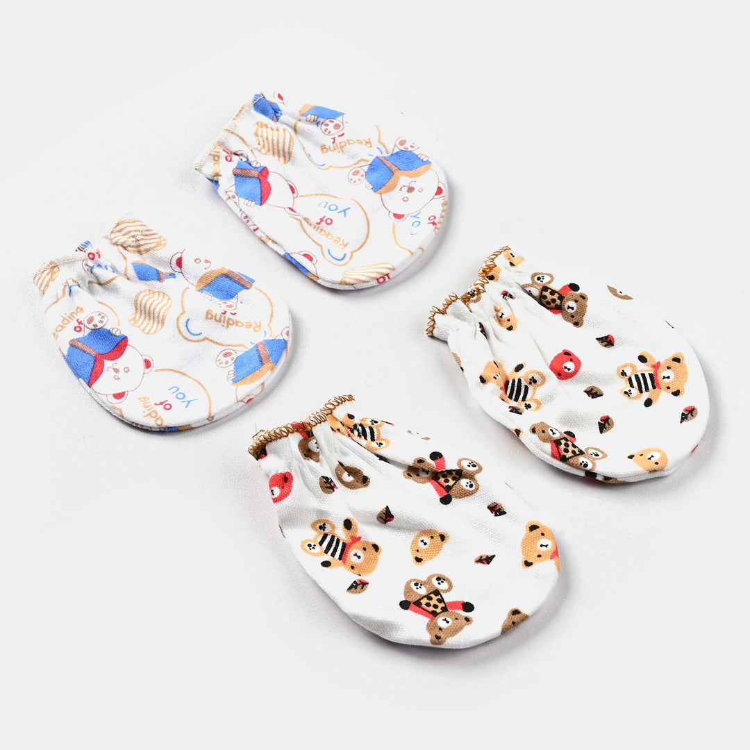 Baby Mittens Pack Of 2PCs | 9M+