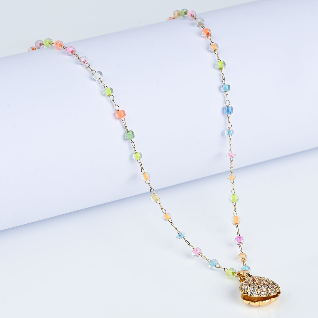 Elegant Multi Beaded Necklace for Girls