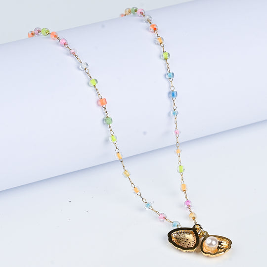 Elegant Multi Beaded Necklace for Girls