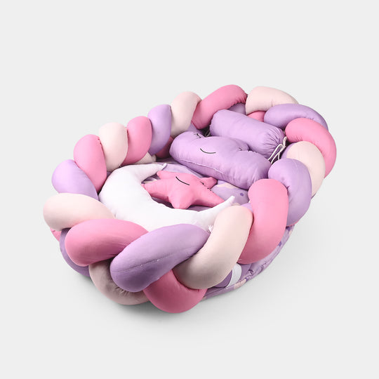 Braided Baby Nest – Soft & Cozy Snuggle Bed
