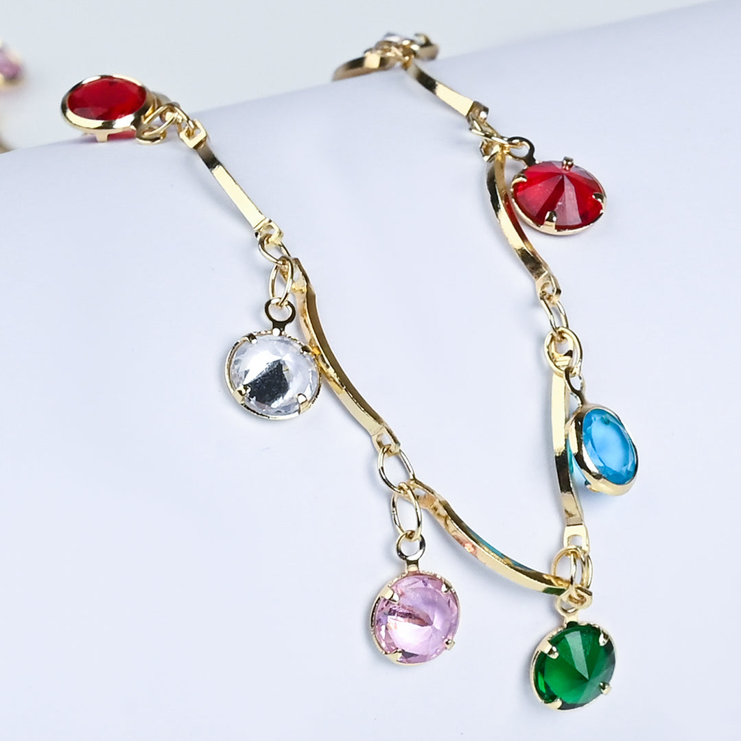 Elegant Multi Beaded Necklace for Girls