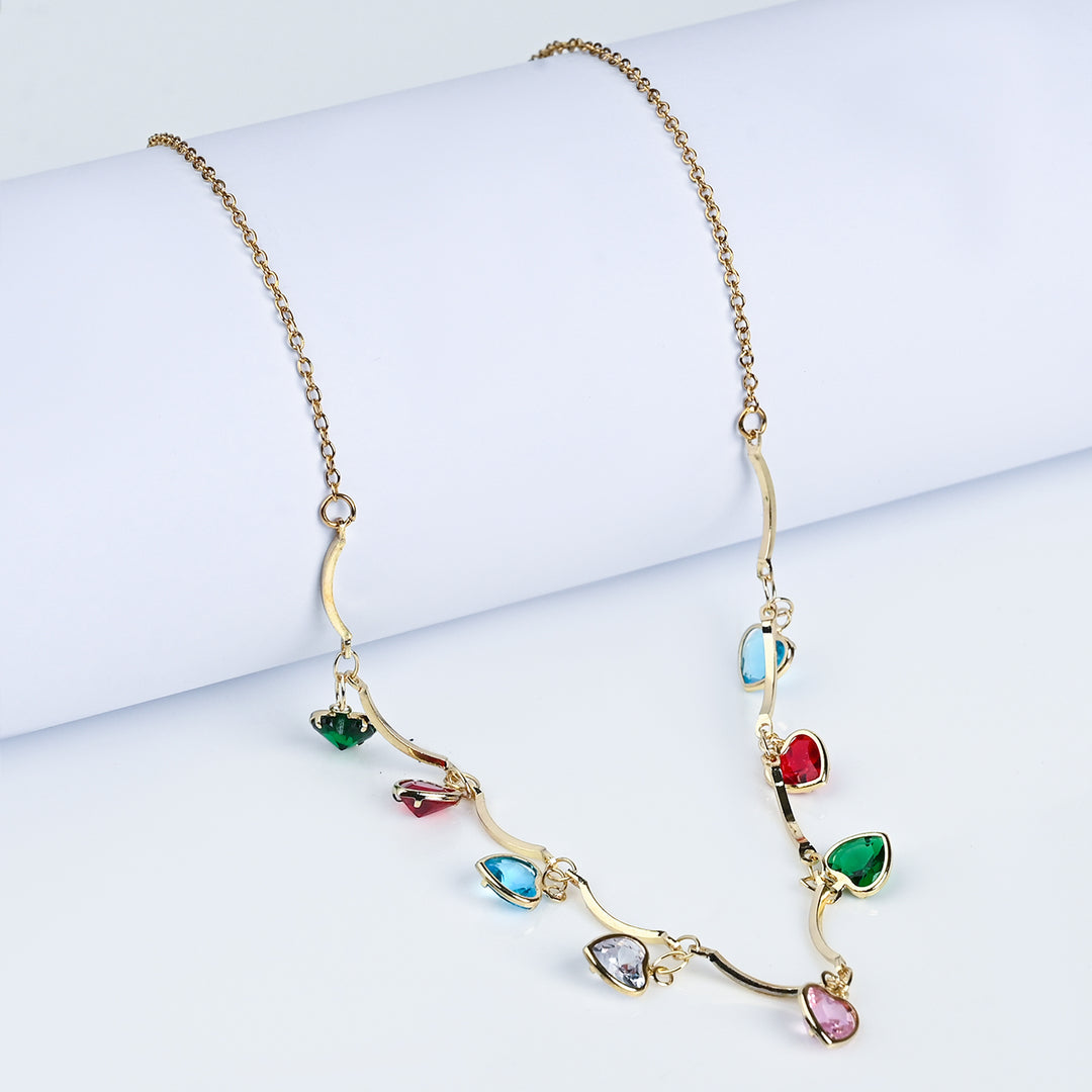 Elegant Multi Beaded Necklace for Girls