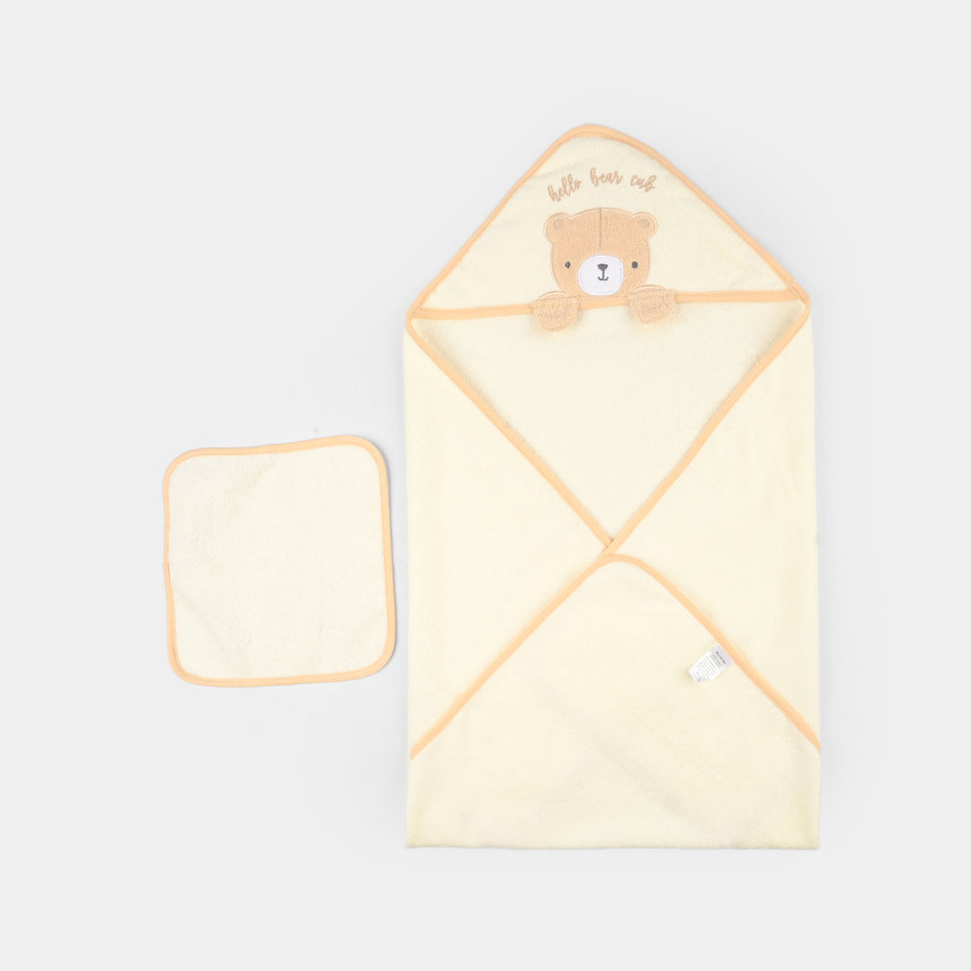Hooded Bath Towel With Face Towel