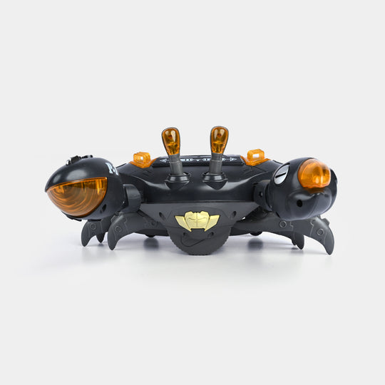 Musical Crawling Crab Toy With Light & Sound